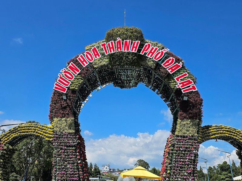 Vườn hoa thành phố Đà Lạt
